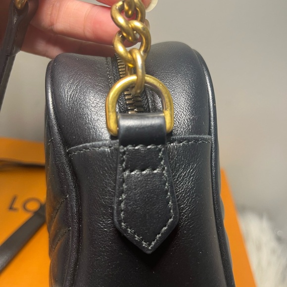 Small Black Marmont shoulder bag - Picture 6 of 17